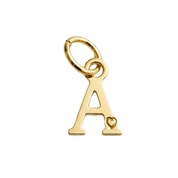 Colgante de Letra Bañado en Oro