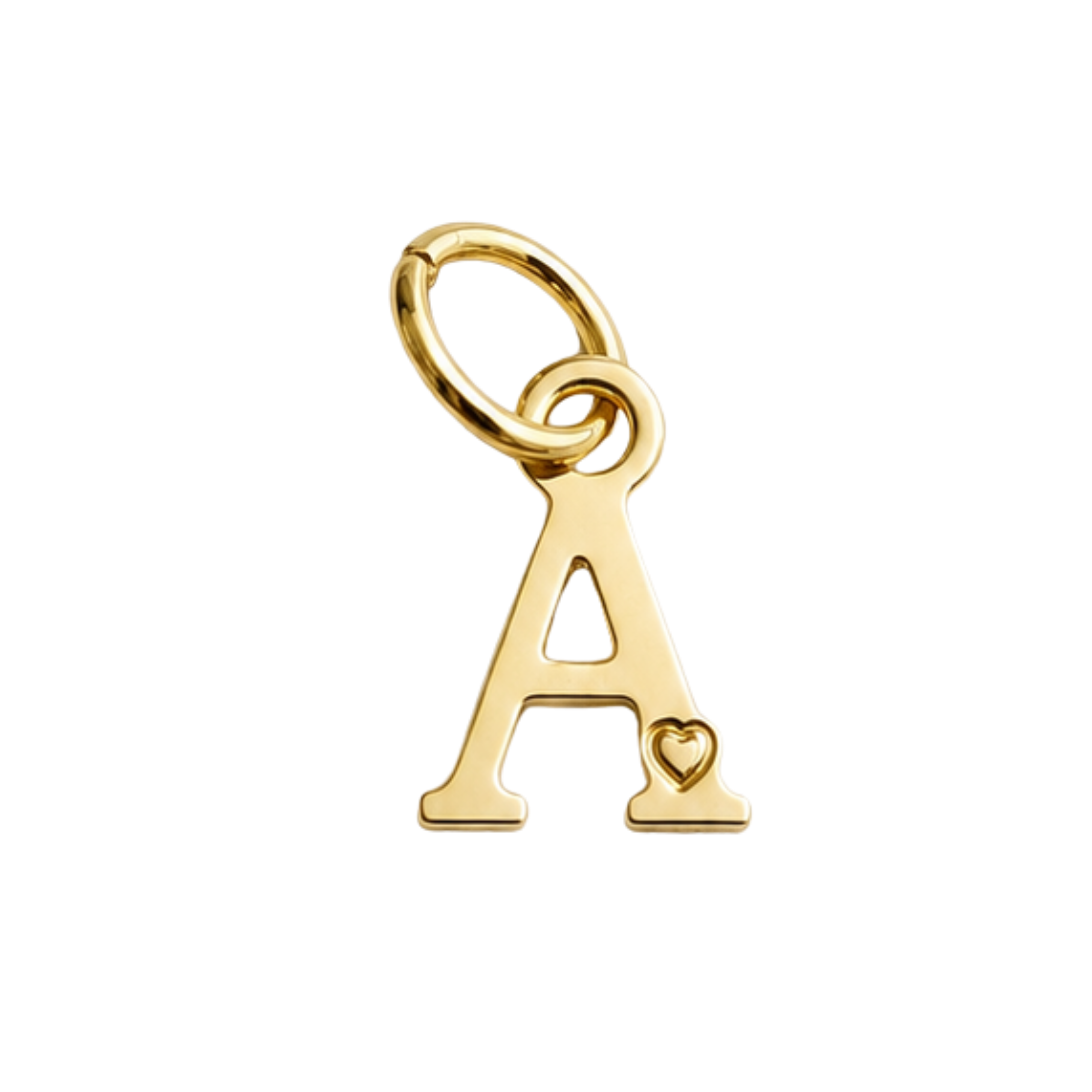 Colgante de Letra Bañado en Oro