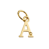 Letter Pendant Gold Plated