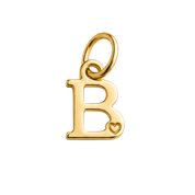 Colgante de Letra Bañado en Oro