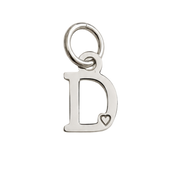 Colgante de Letra Bañado en Oro