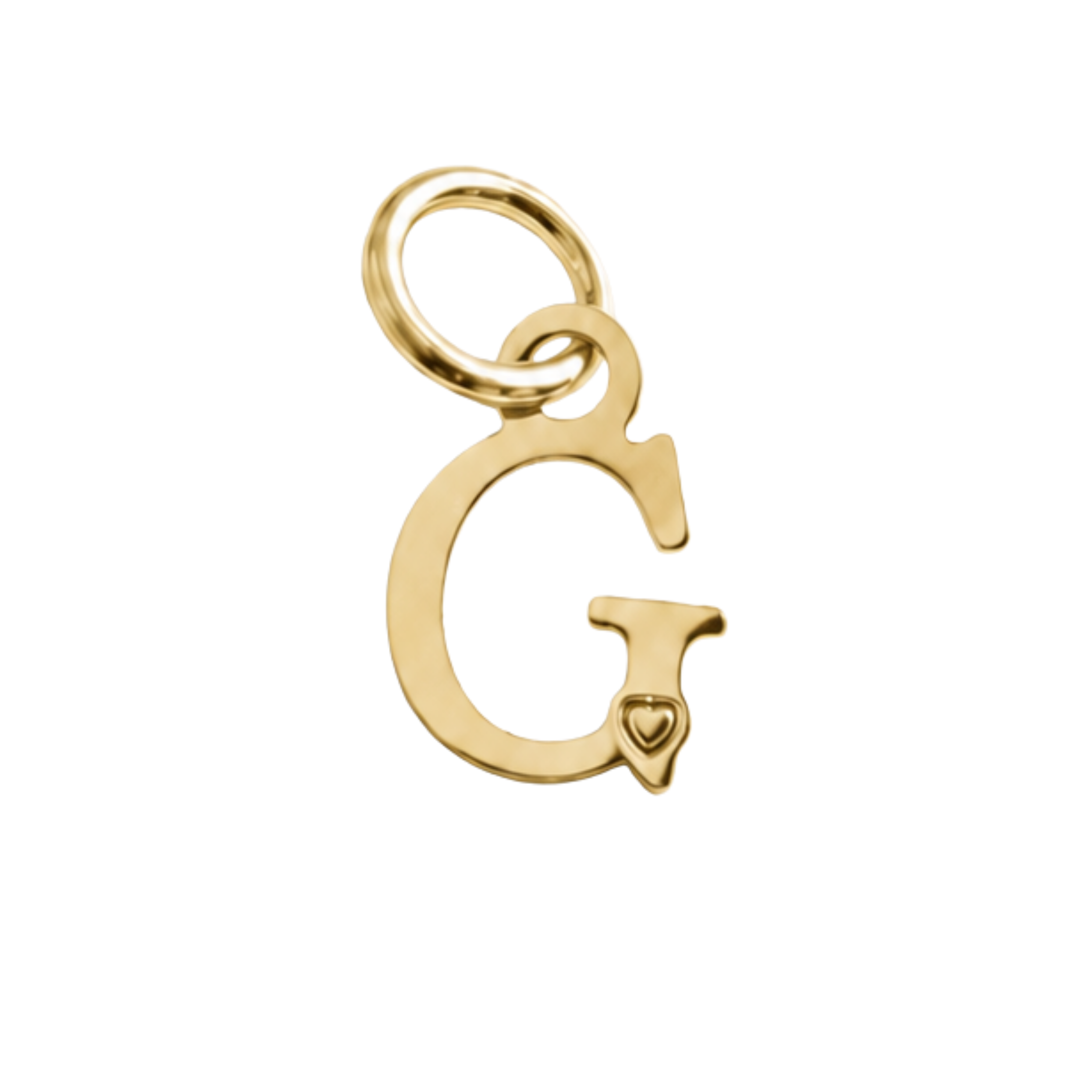 Colgante de Letra Bañado en Oro