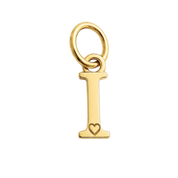 Colgante de Letra Bañado en Oro