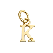 Colgante de Letra Bañado en Oro