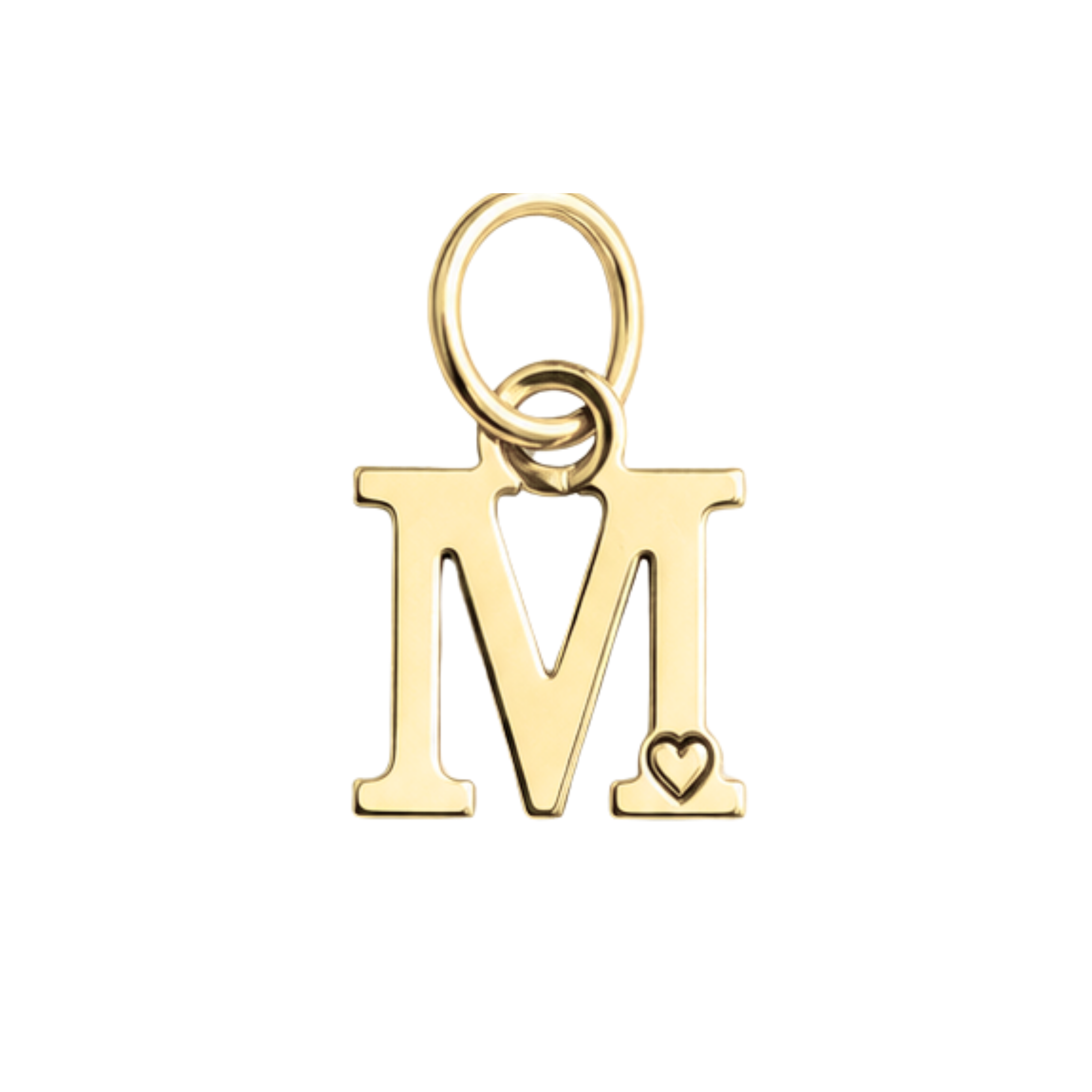 Colgante de Letra Bañado en Oro
