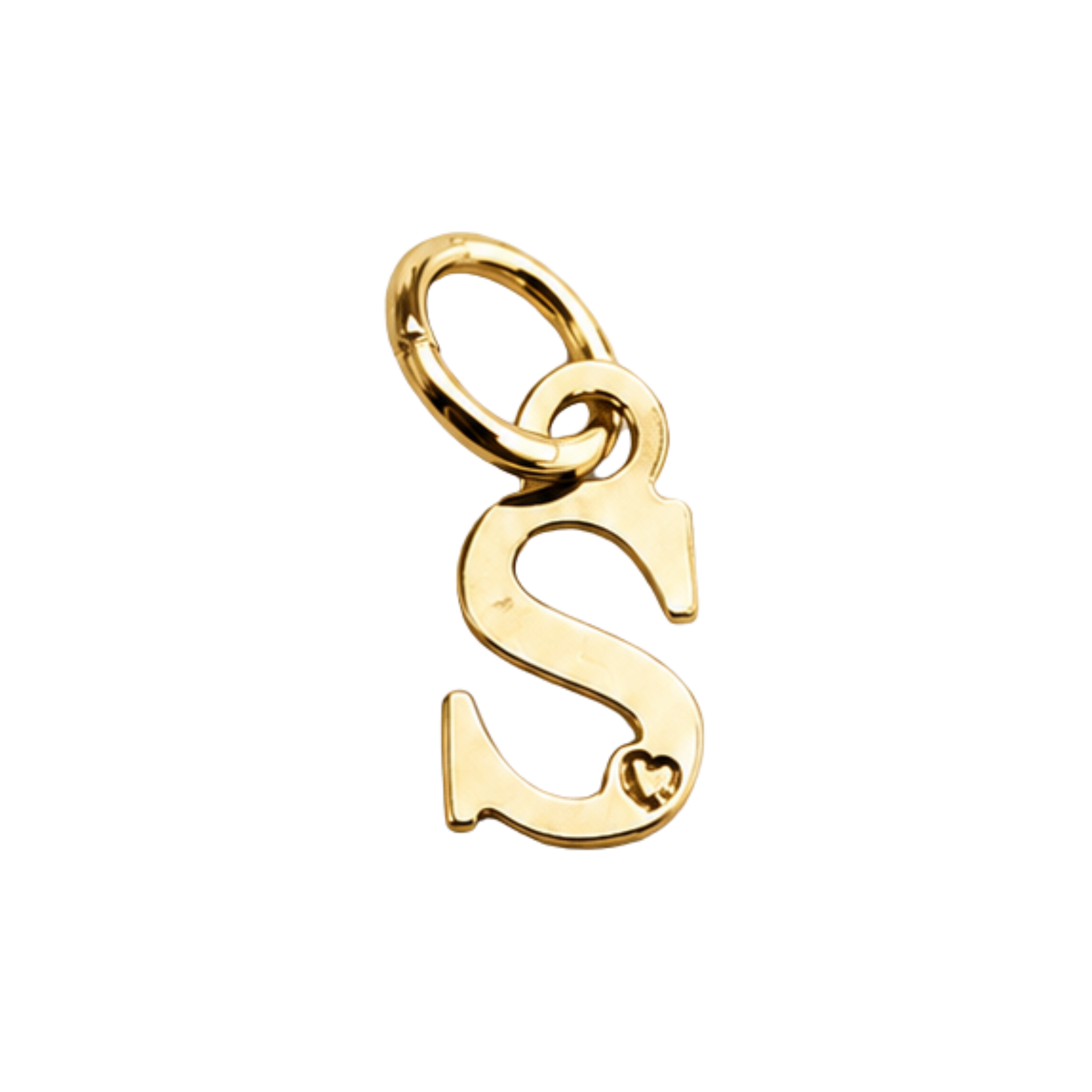 Colgante de Letra Bañado en Oro