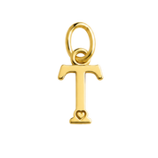 Colgante de Letra Bañado en Oro