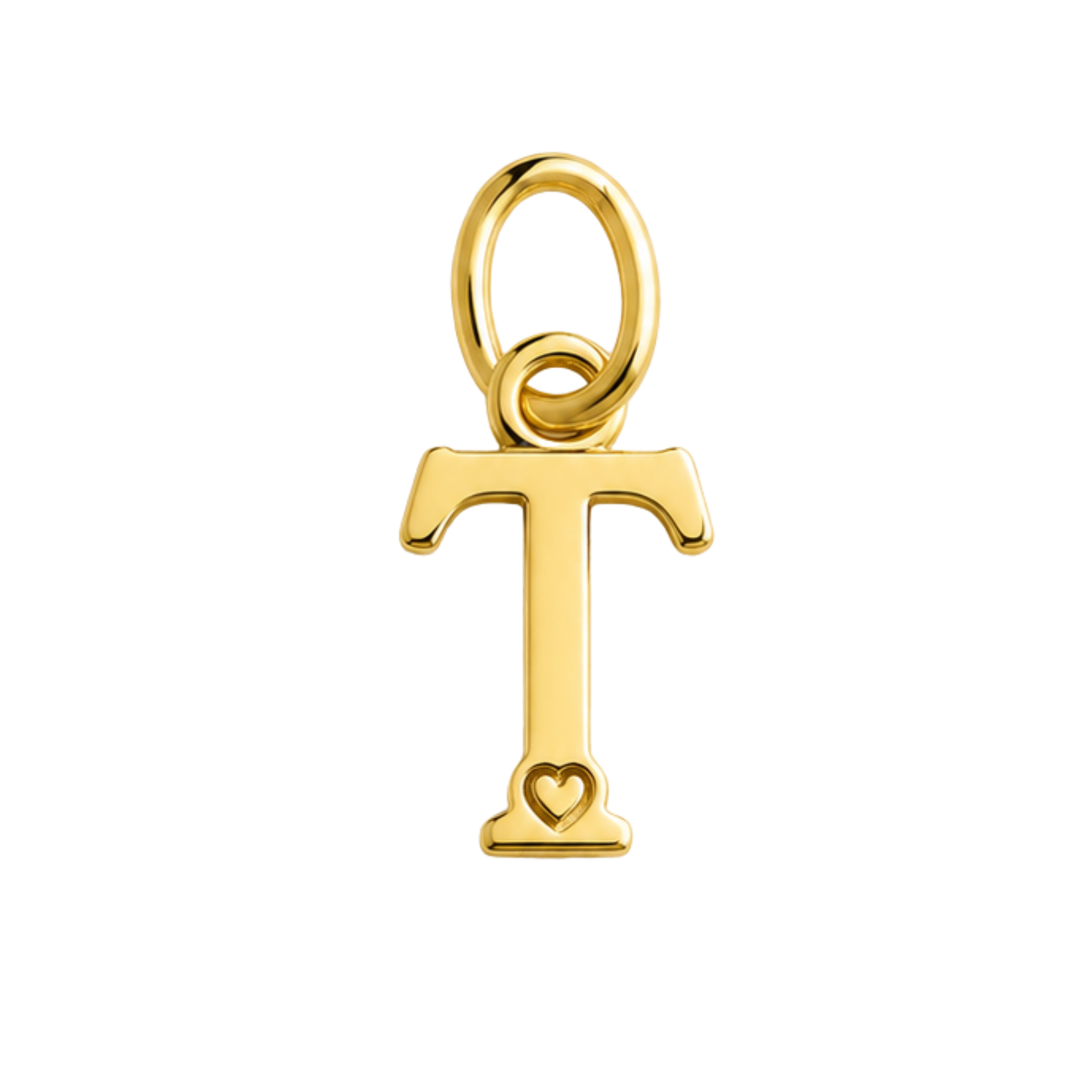Colgante de Letra Bañado en Oro
