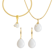 Chubby Mini Drop with Zirconia Drop