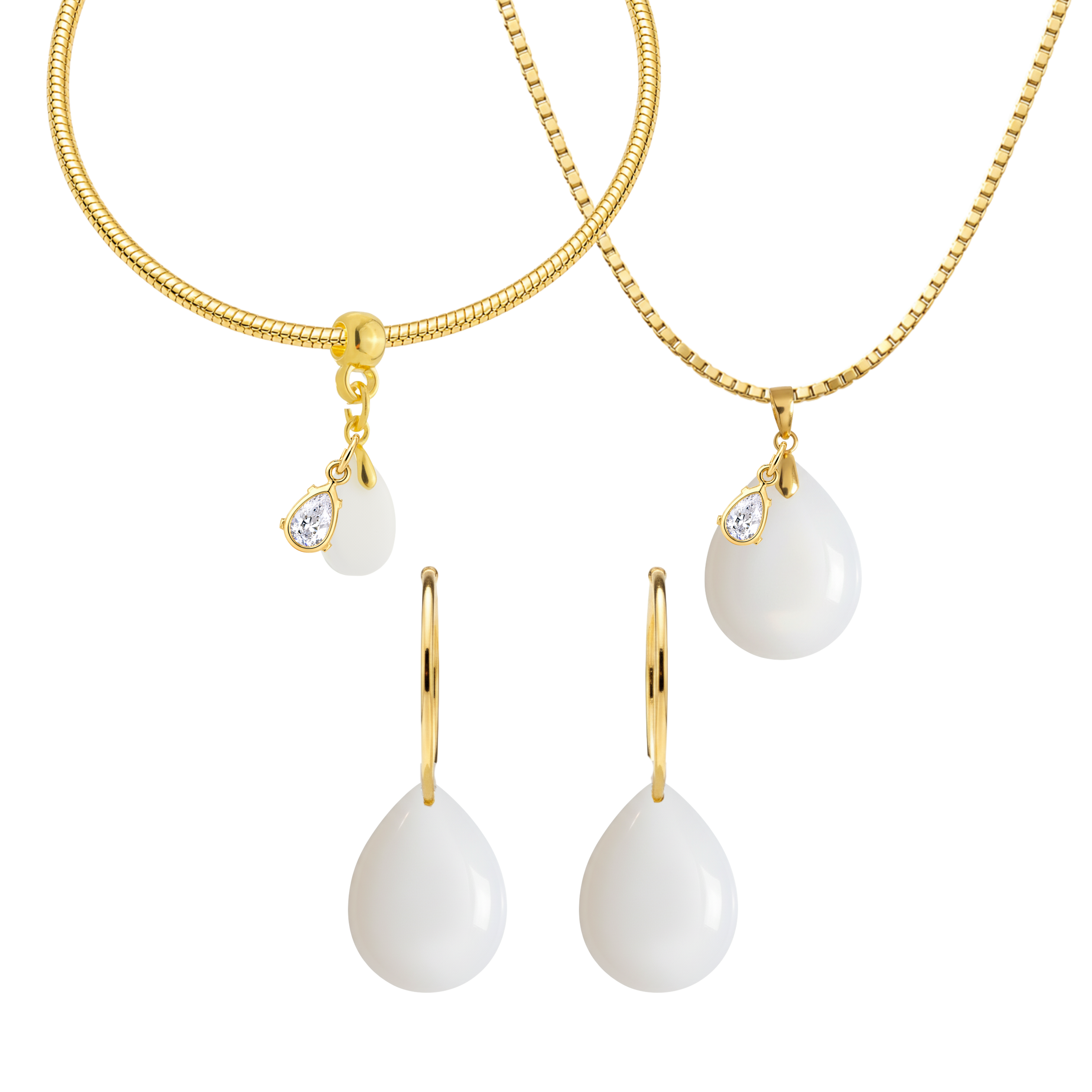Chubby Mini Drop with Zirconia Drop