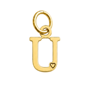 Colgante de Letra Bañado en Oro