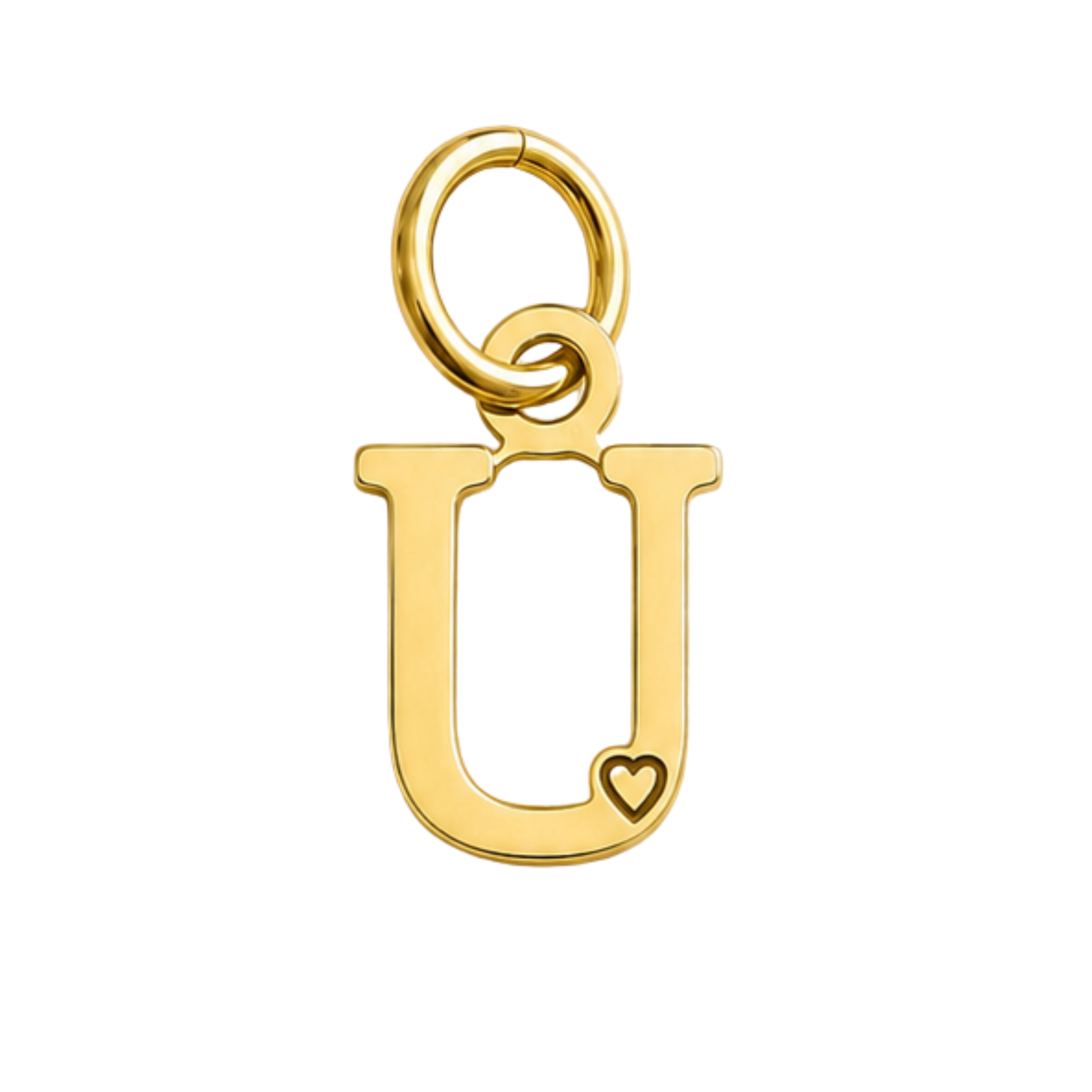 Colgante de Letra Bañado en Oro