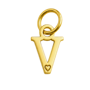 Colgante de Letra Bañado en Oro