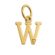 Colgante de Letra Bañado en Oro