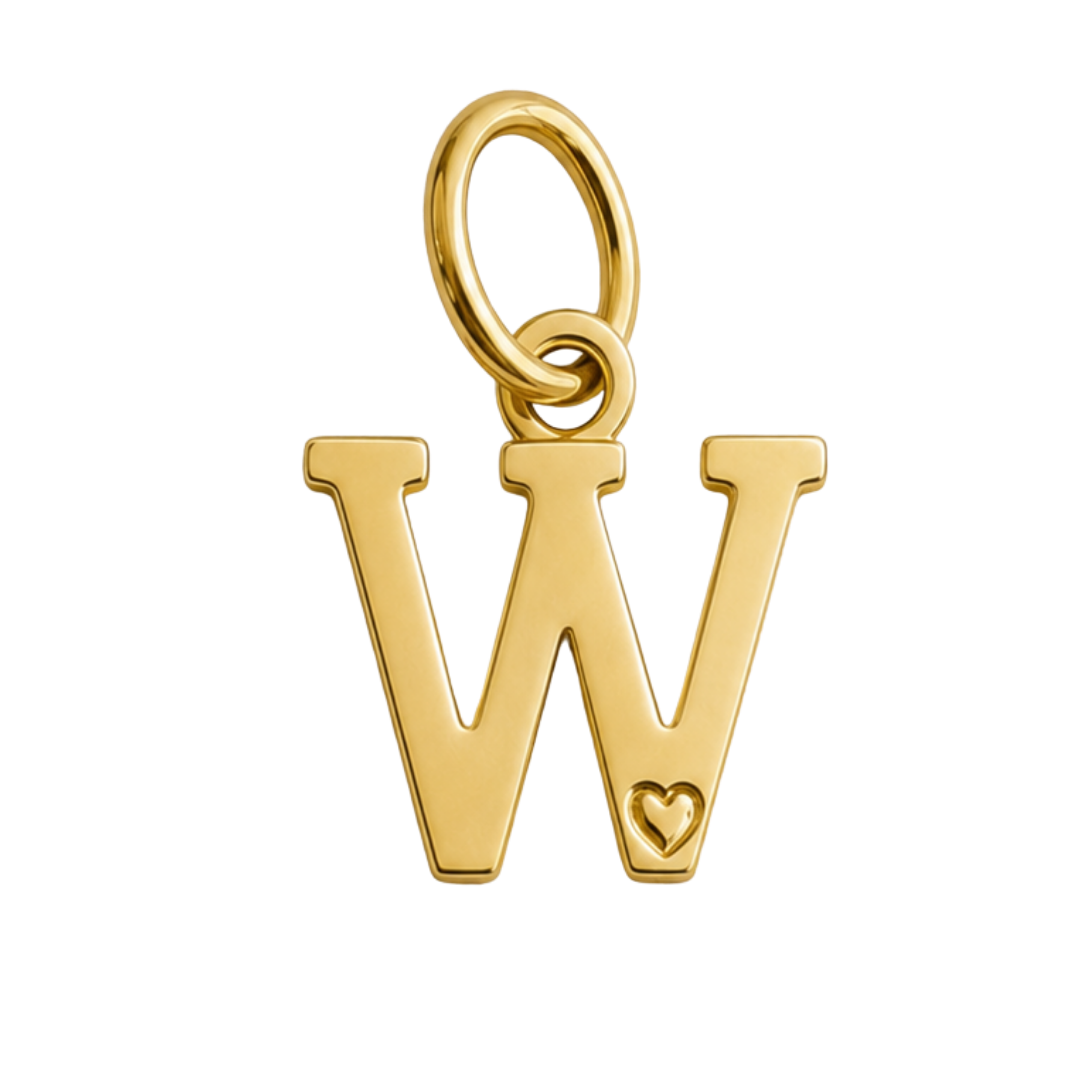 Colgante de Letra Bañado en Oro
