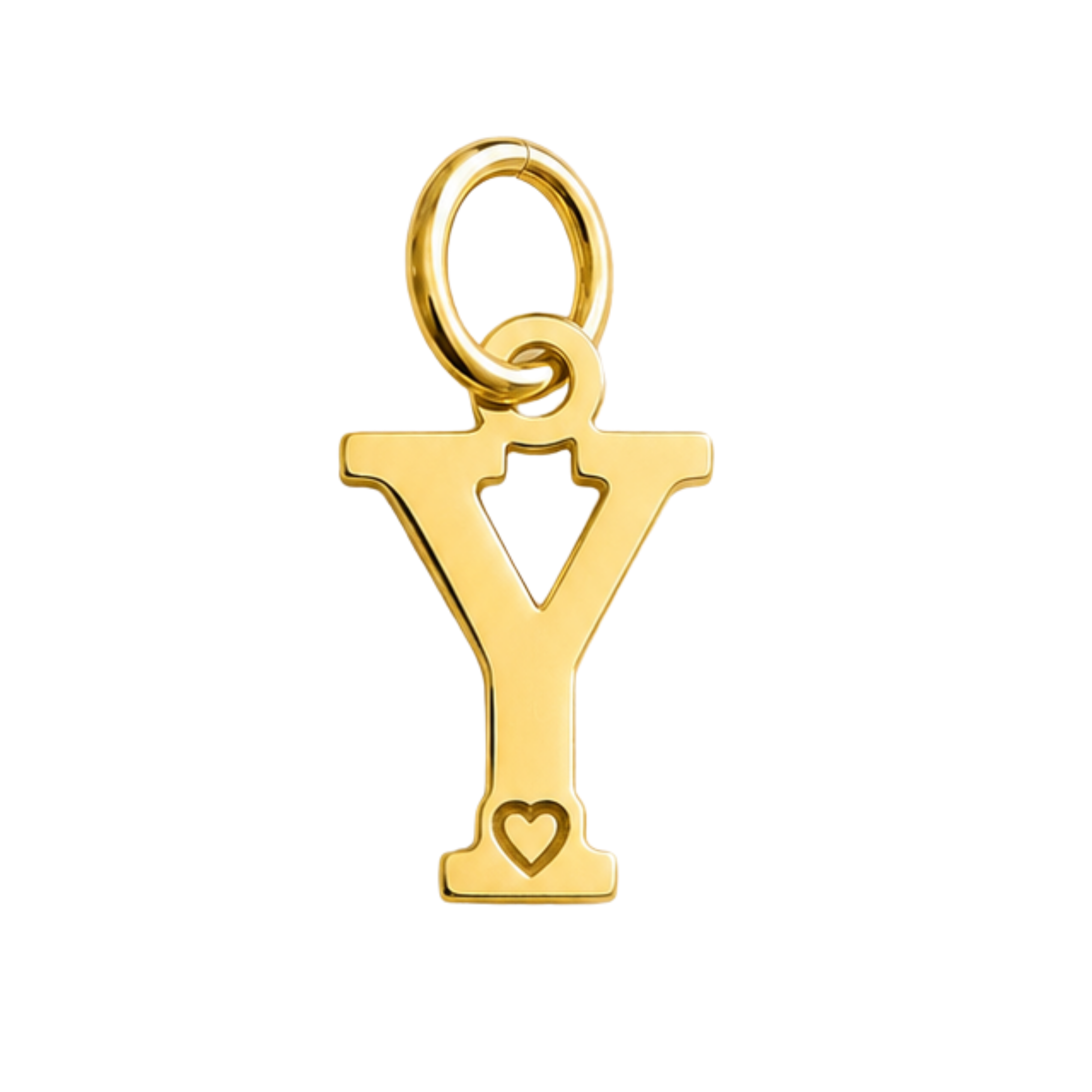 Colgante de Letra Bañado en Oro