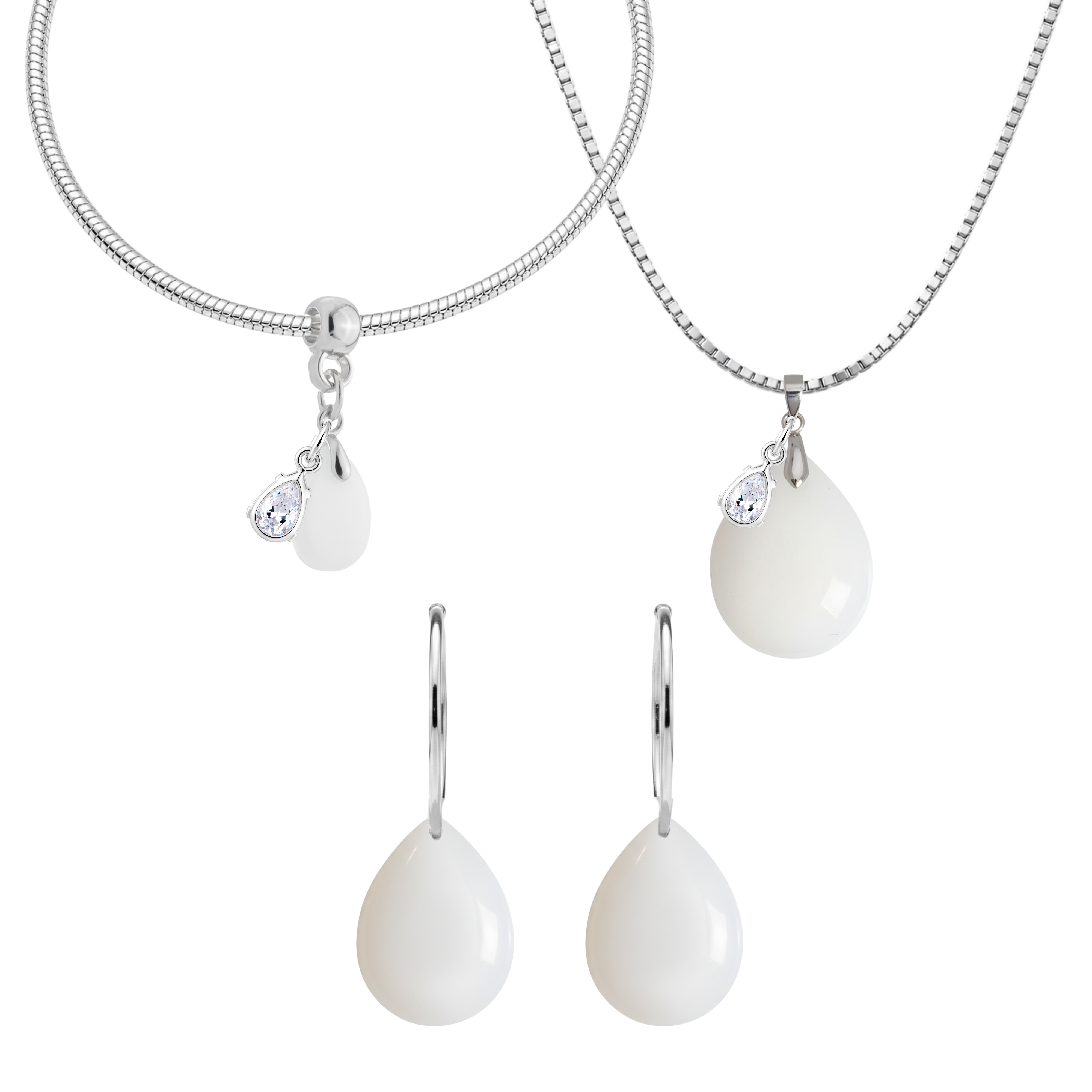 Chubby Mini Drop with Zirconia Drop
