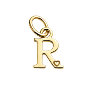 Letter Pendant Gold Plated