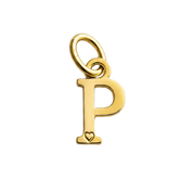 Letter Pendant Gold Plated