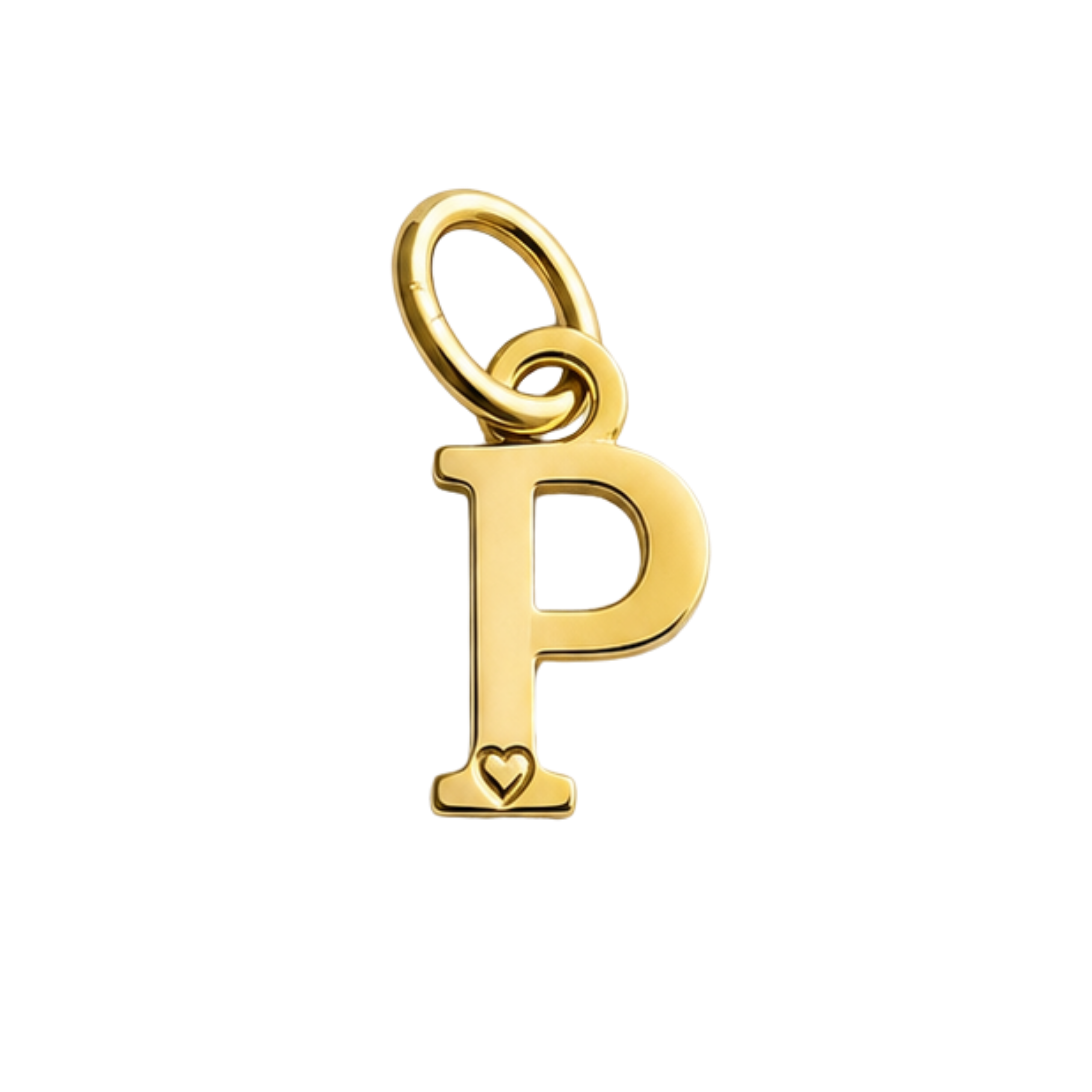 Letter Pendant Gold Plated