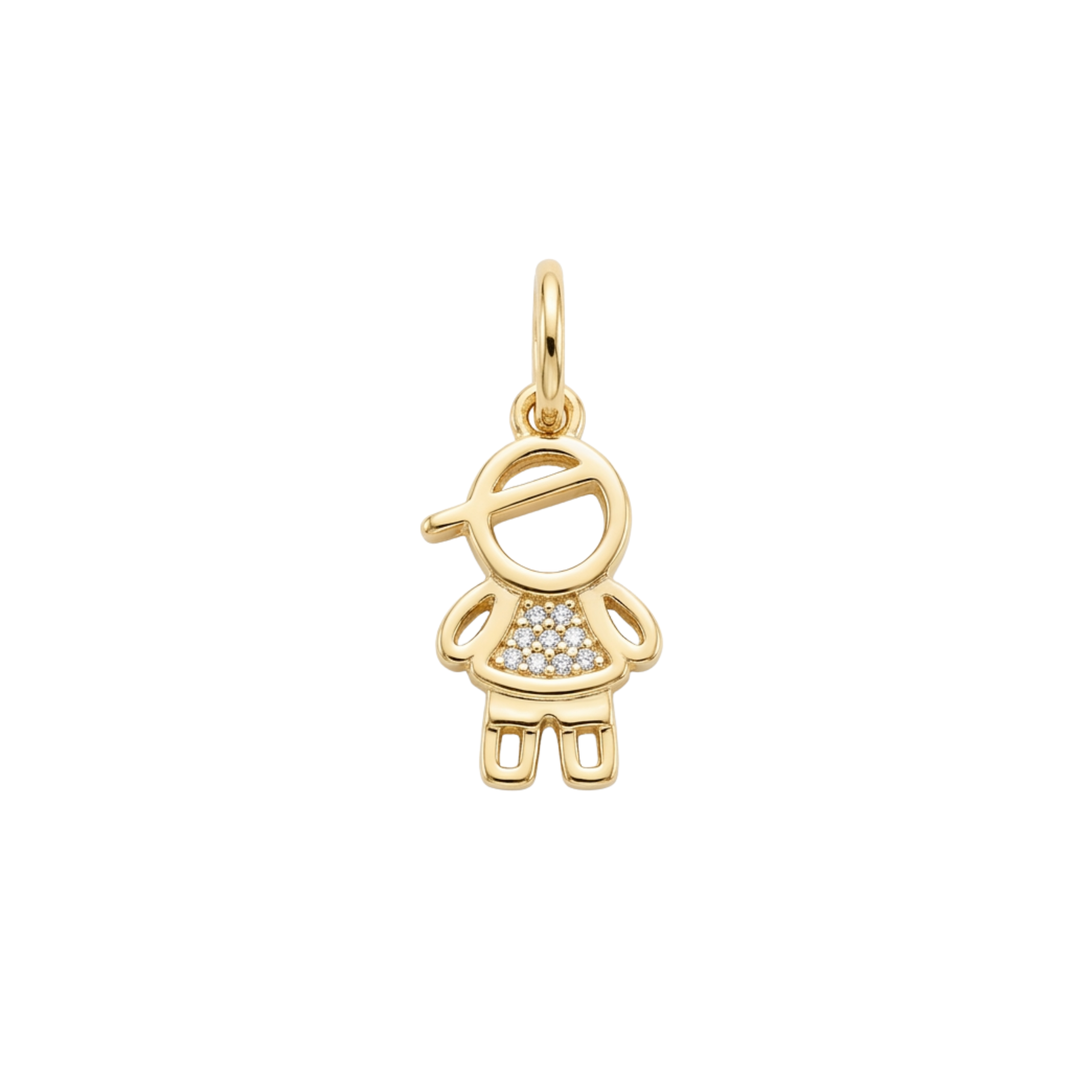Colgante Niño/Niña Bañado en Oro