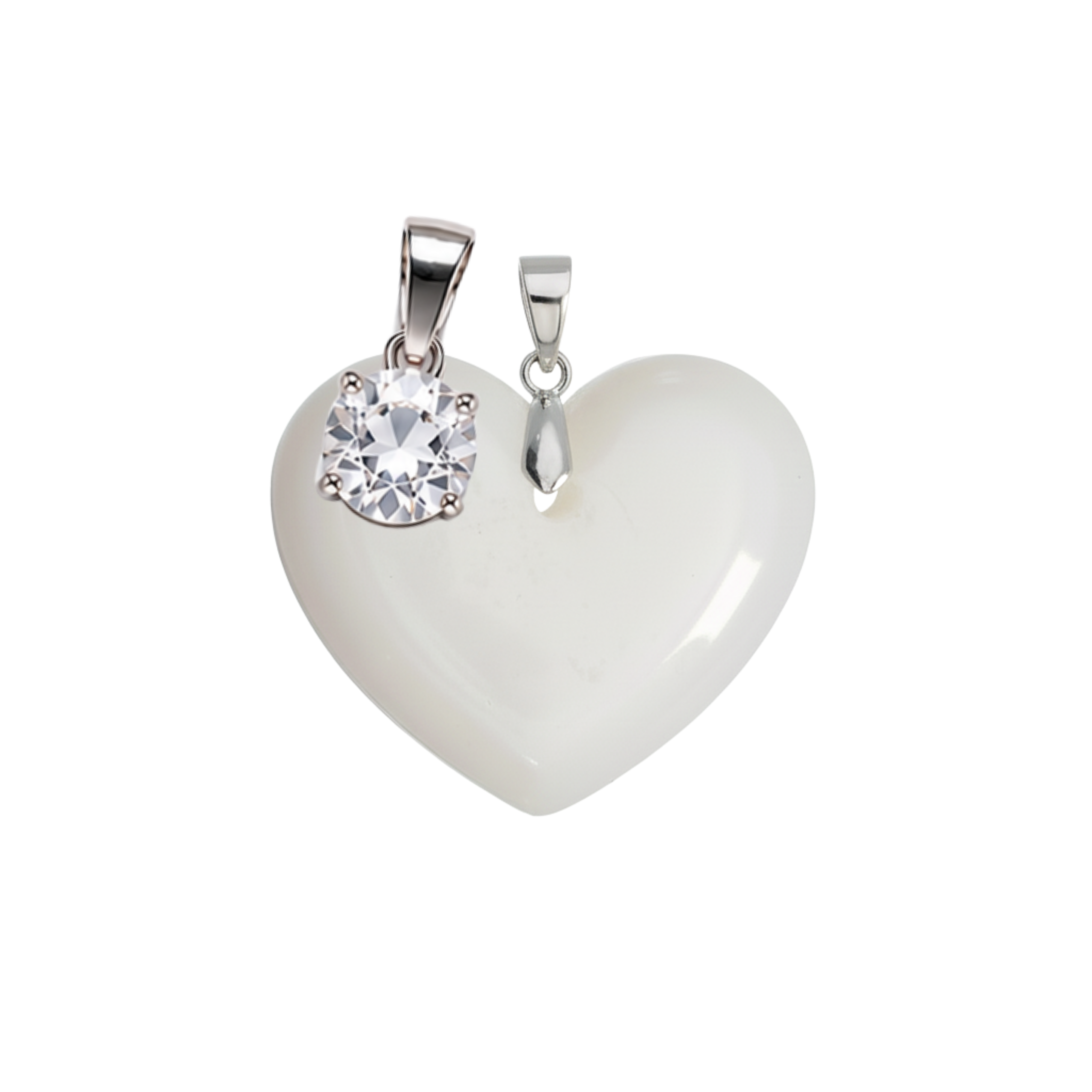 Corazón Gordito Adicional con Colgante del Mes de Nacimiento
