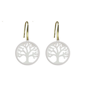 Boucles d’oreilles Arbre de Vie  - Bijou en Lait Maternel