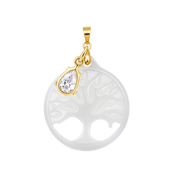 Tree of life with Zirconia Drop