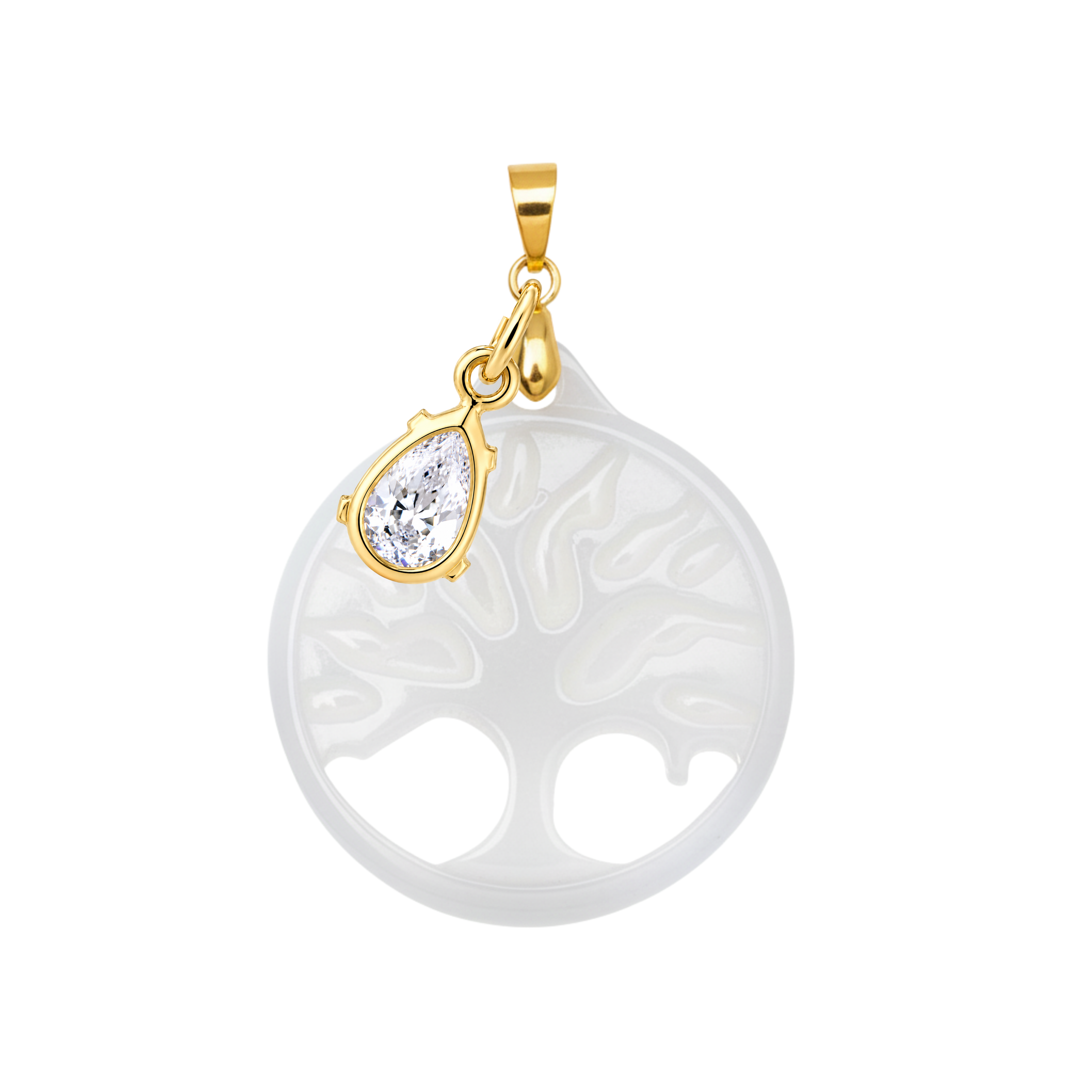 Tree of life with Zirconia Drop