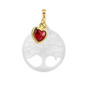 Tree of Life with Ruby Heart