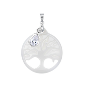 Tree of life with Zirconia Drop