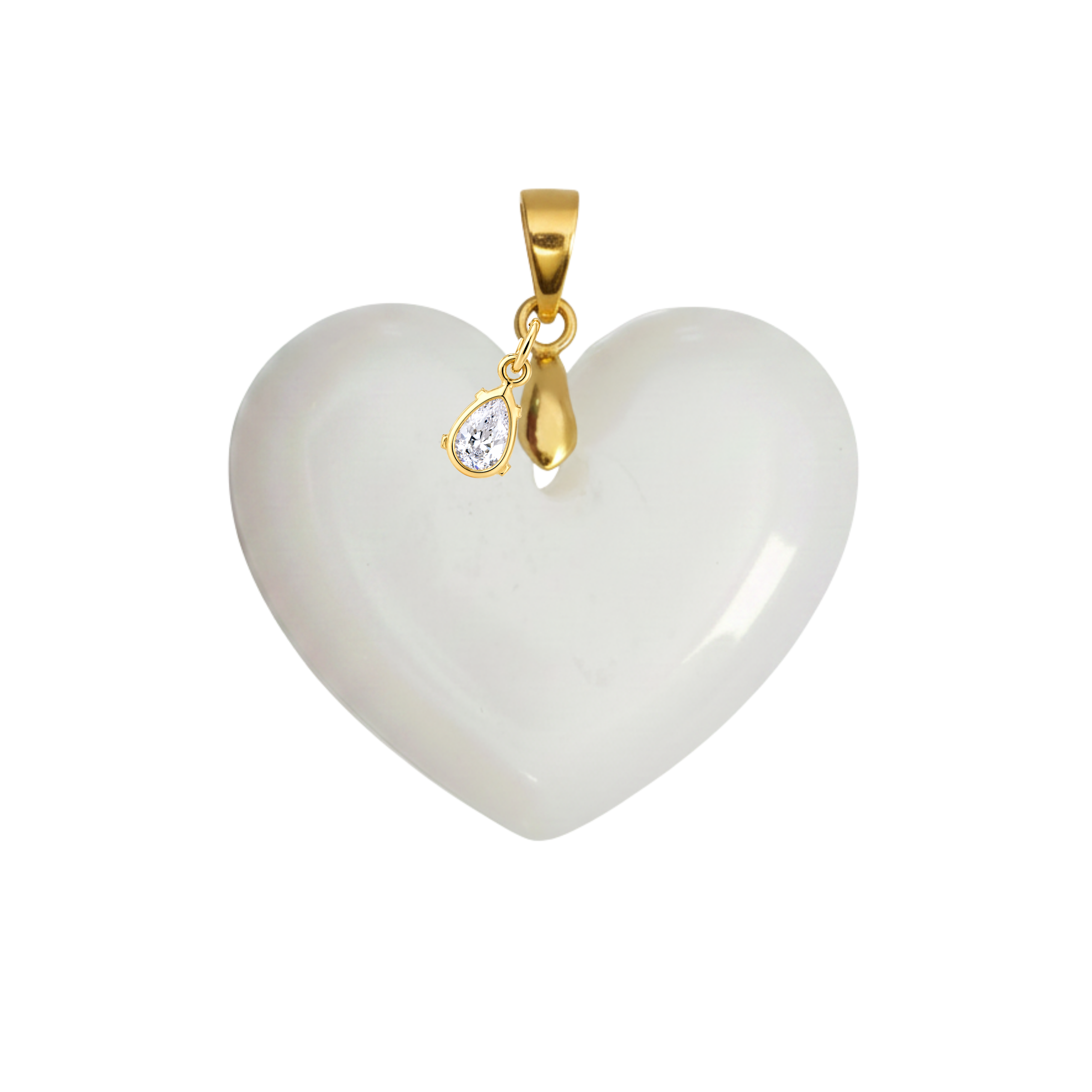 Pendentif Supplémentaire avec Goutte Zircone – Kit Non Inclus 