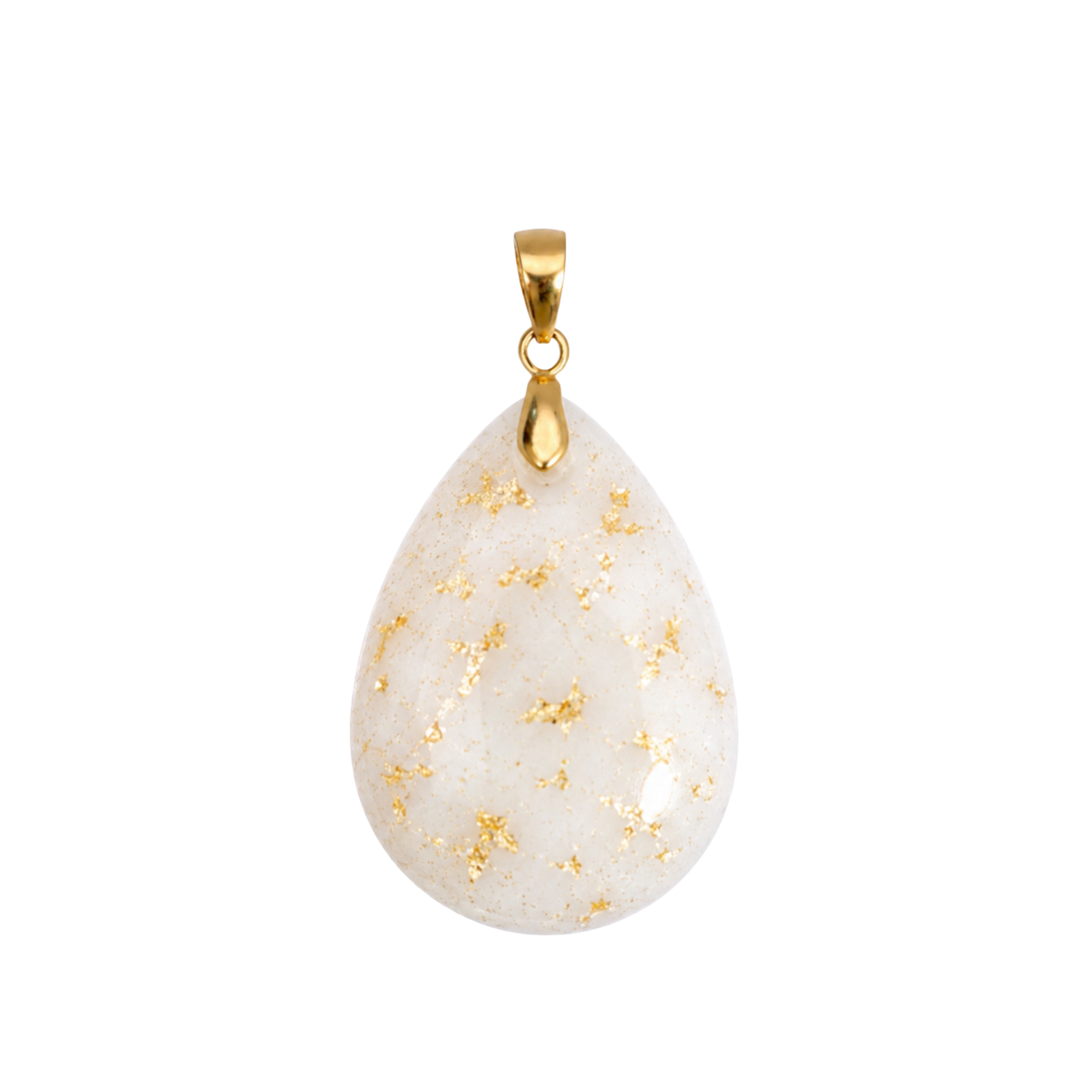 Chubby Drop with Gold Leaf