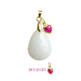 Gota Lapidada con Corazón de Mamá