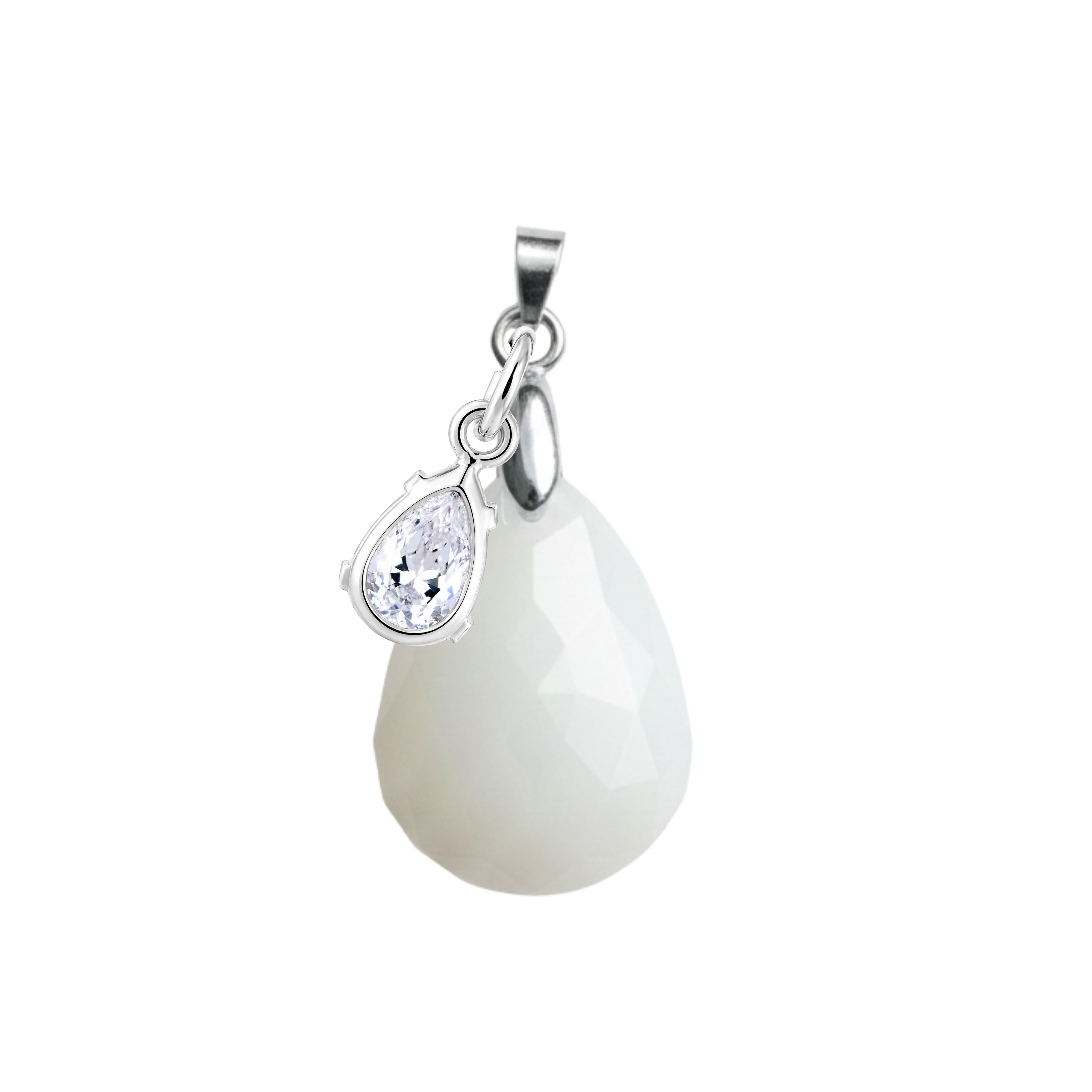 Diamond Drop with Zirconia Drop
