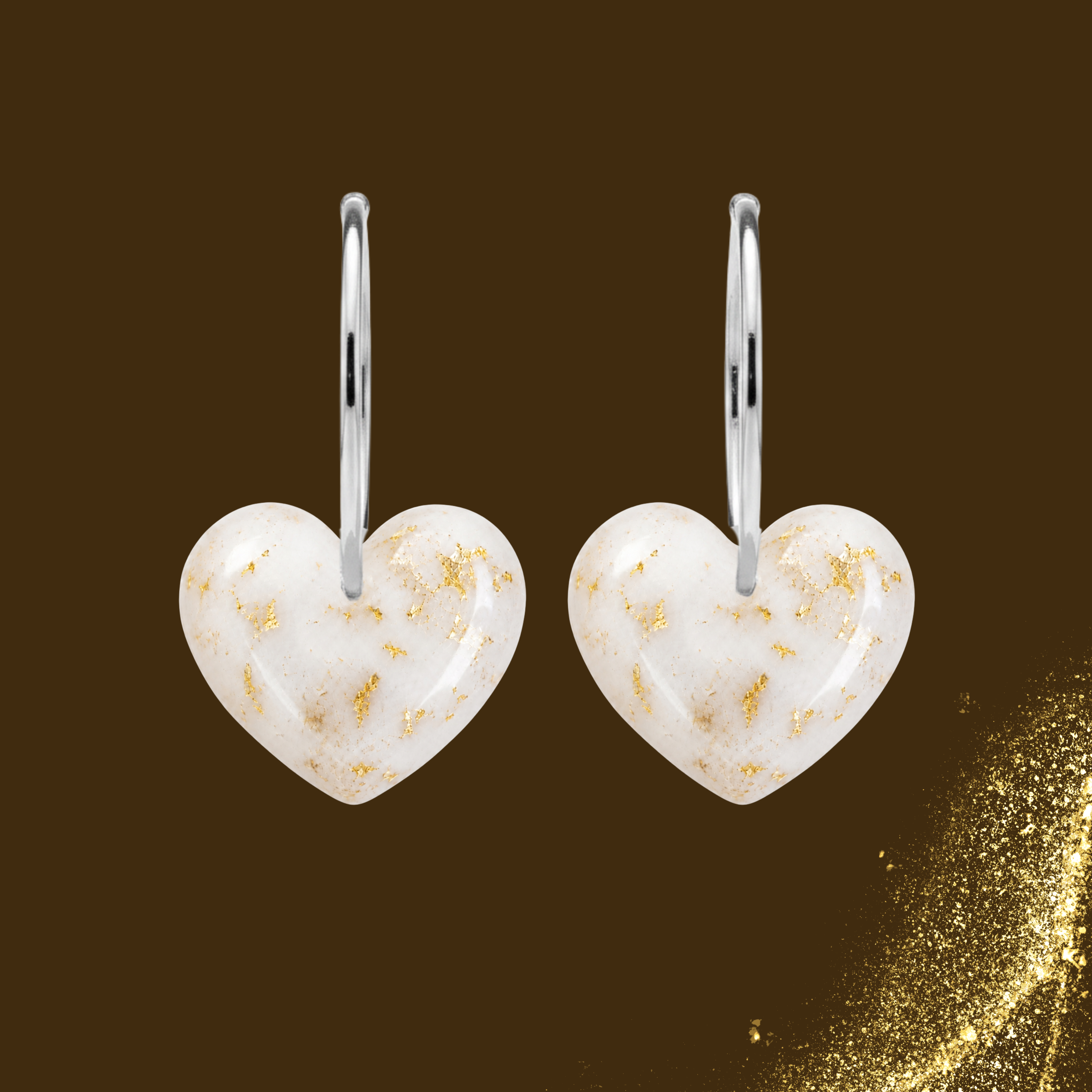 Orecchino Aggiuntivo con Foglia d’Oro – Kit non incluso