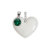 Corazón Gordito Adicional con Colgante del Mes de Nacimiento