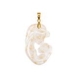 Mother and Baby with Gold Leaf