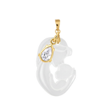 Mother and Baby with Zirconia Drop