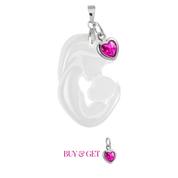 Madre y Bebé con Corazón de Mamá