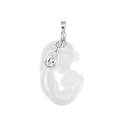 Mother and Baby with Zirconia Drop