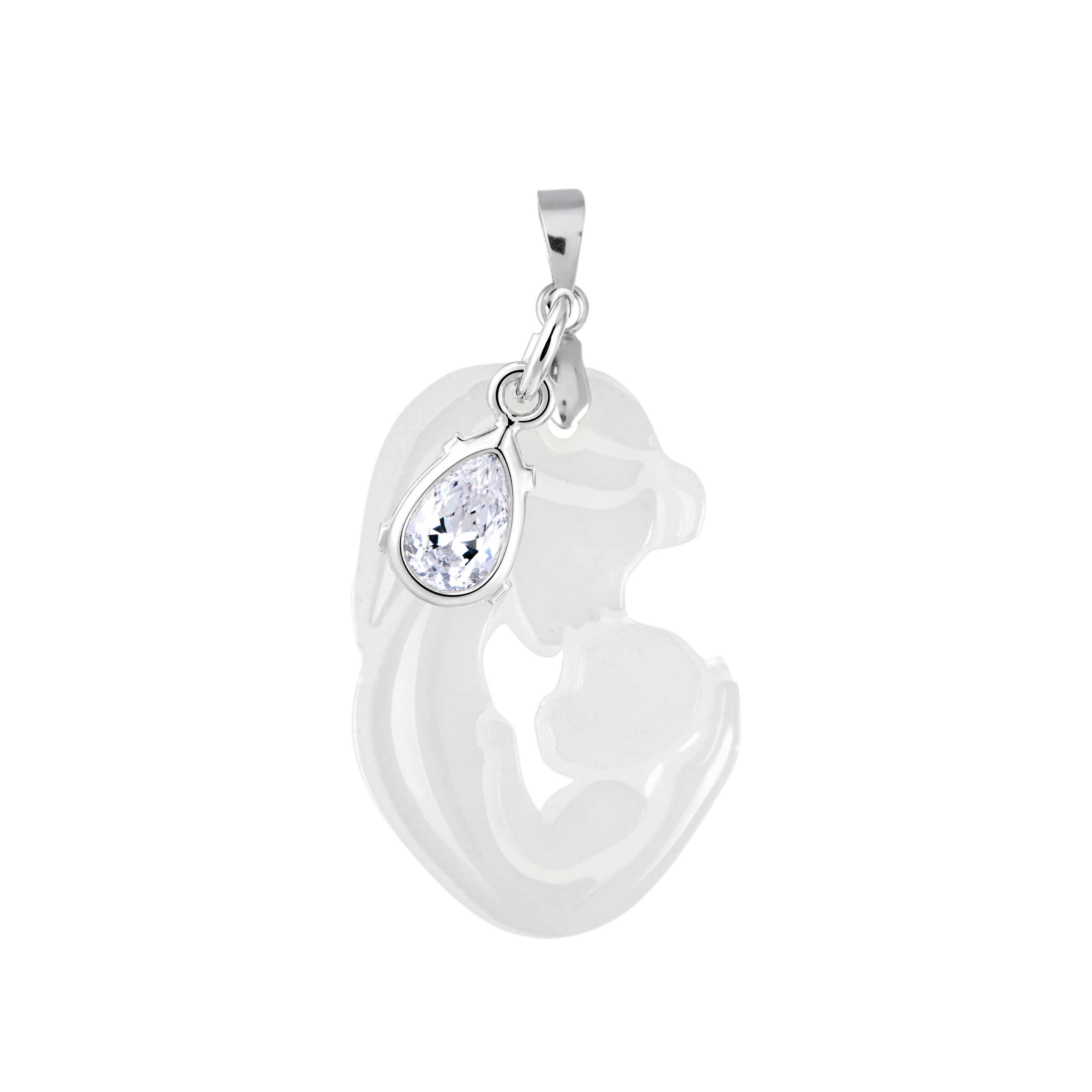 Mother and Baby with Zirconia Drop