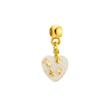 Mini Chubby Heart with Gold Leaf