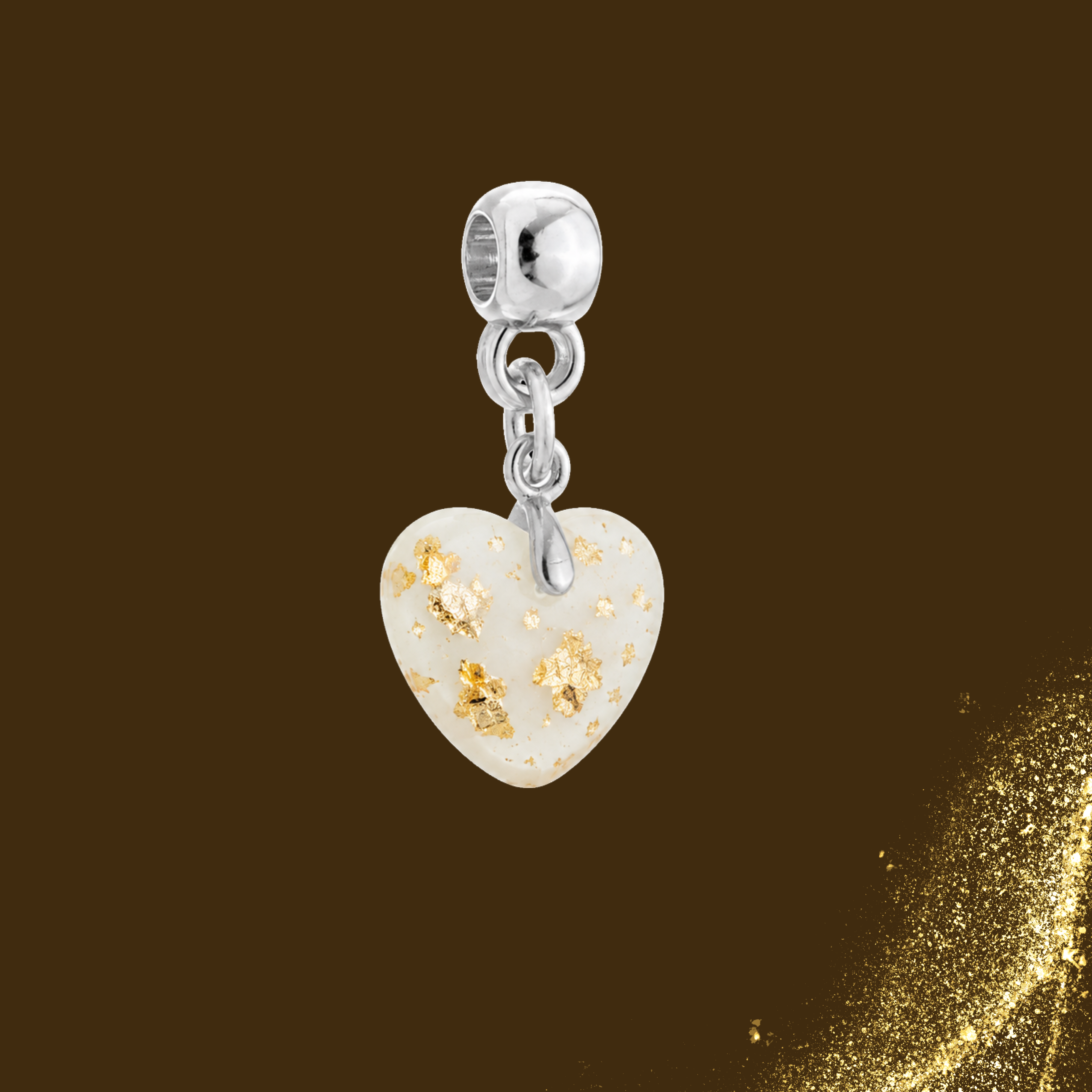 Charm Supplémentaire avec Feuille d’Or – Kit Non Inclus 