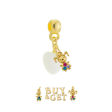 Mini Pummel Herz mit Sohn oder Tochter