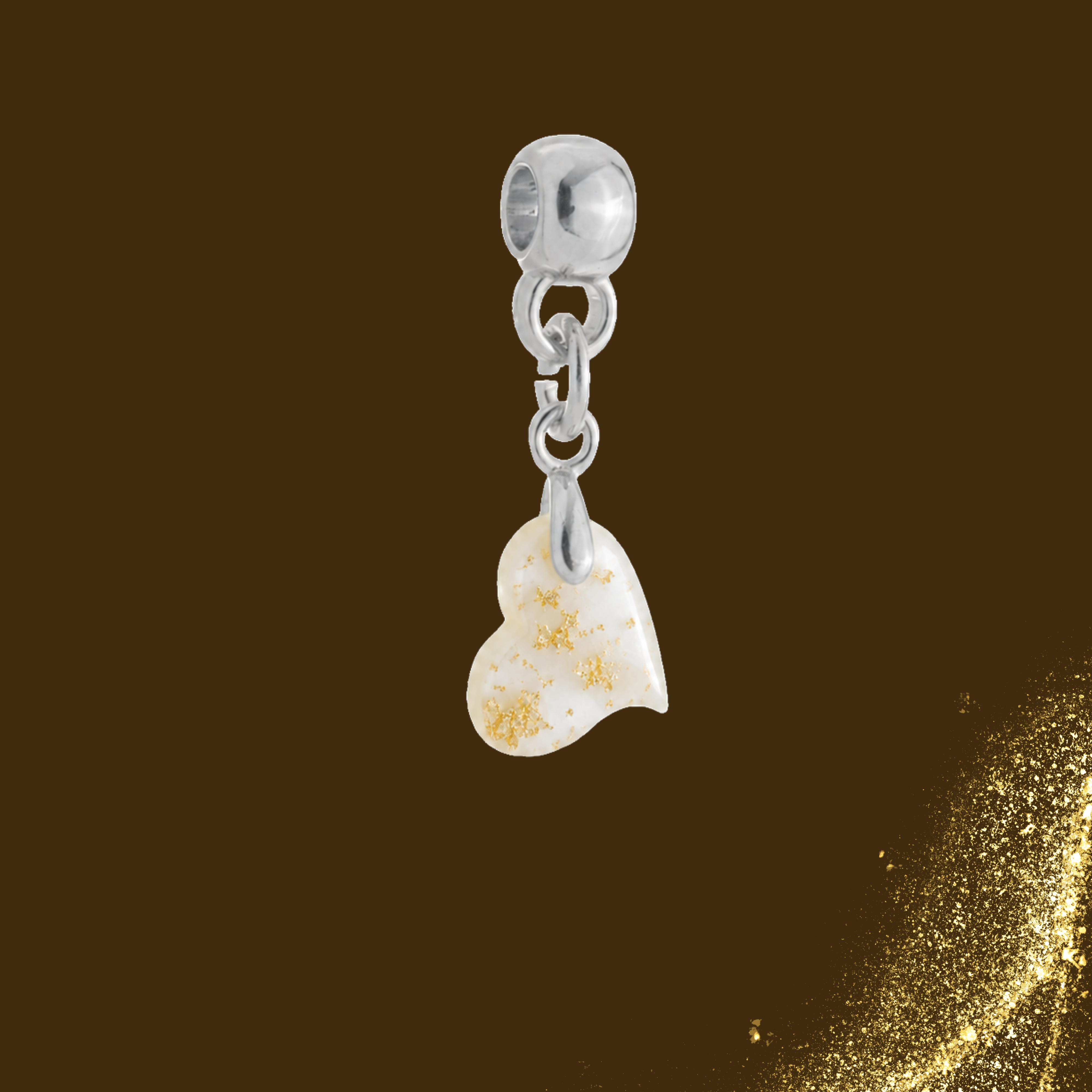 Charm Supplémentaire avec Feuille d’Or – Kit Non Inclus 