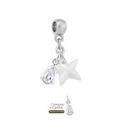 Mini Estrela com Gota Zircônia