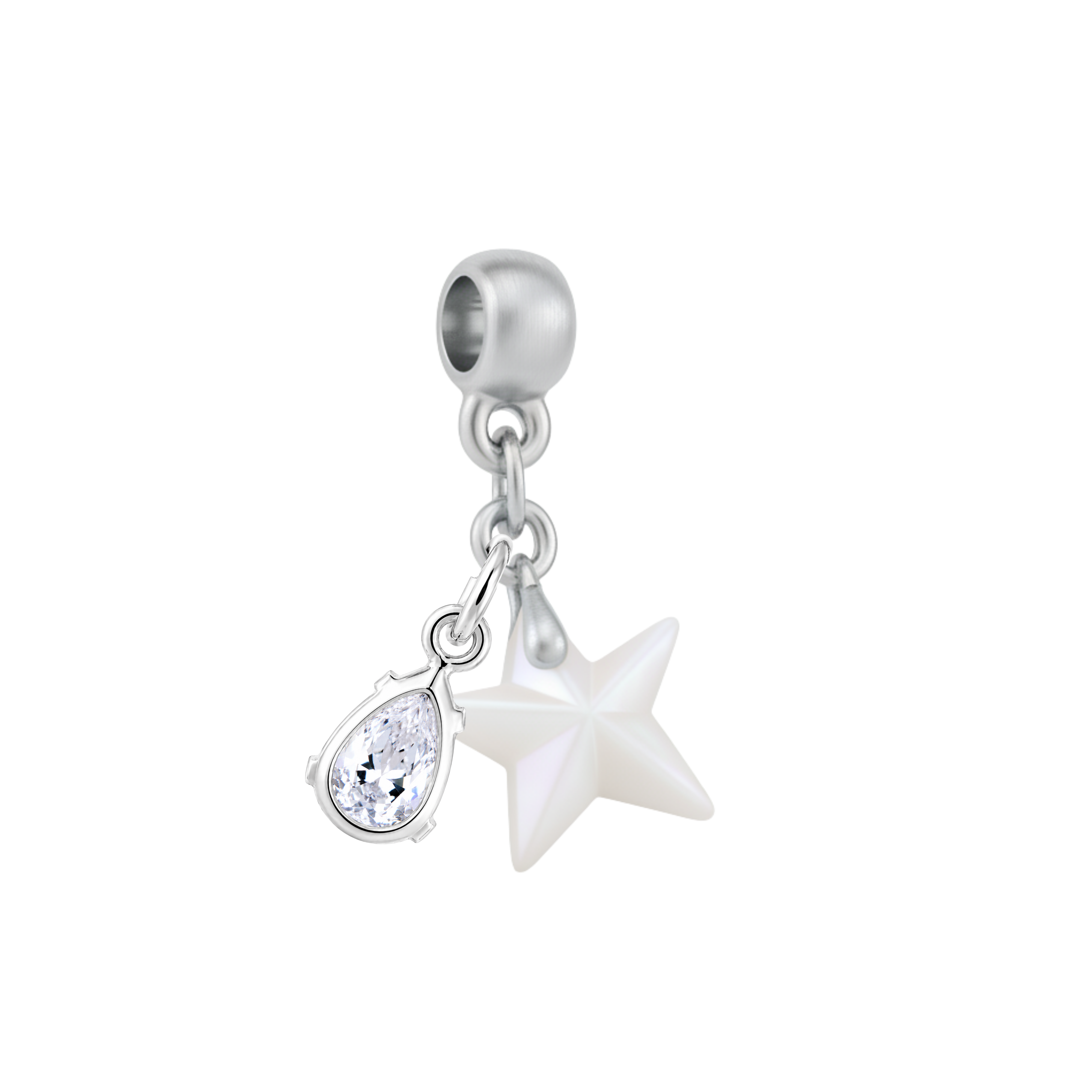 Mini Star with Zirconia Drop