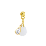 Mini Diamond Drop with Zirconia Drop
