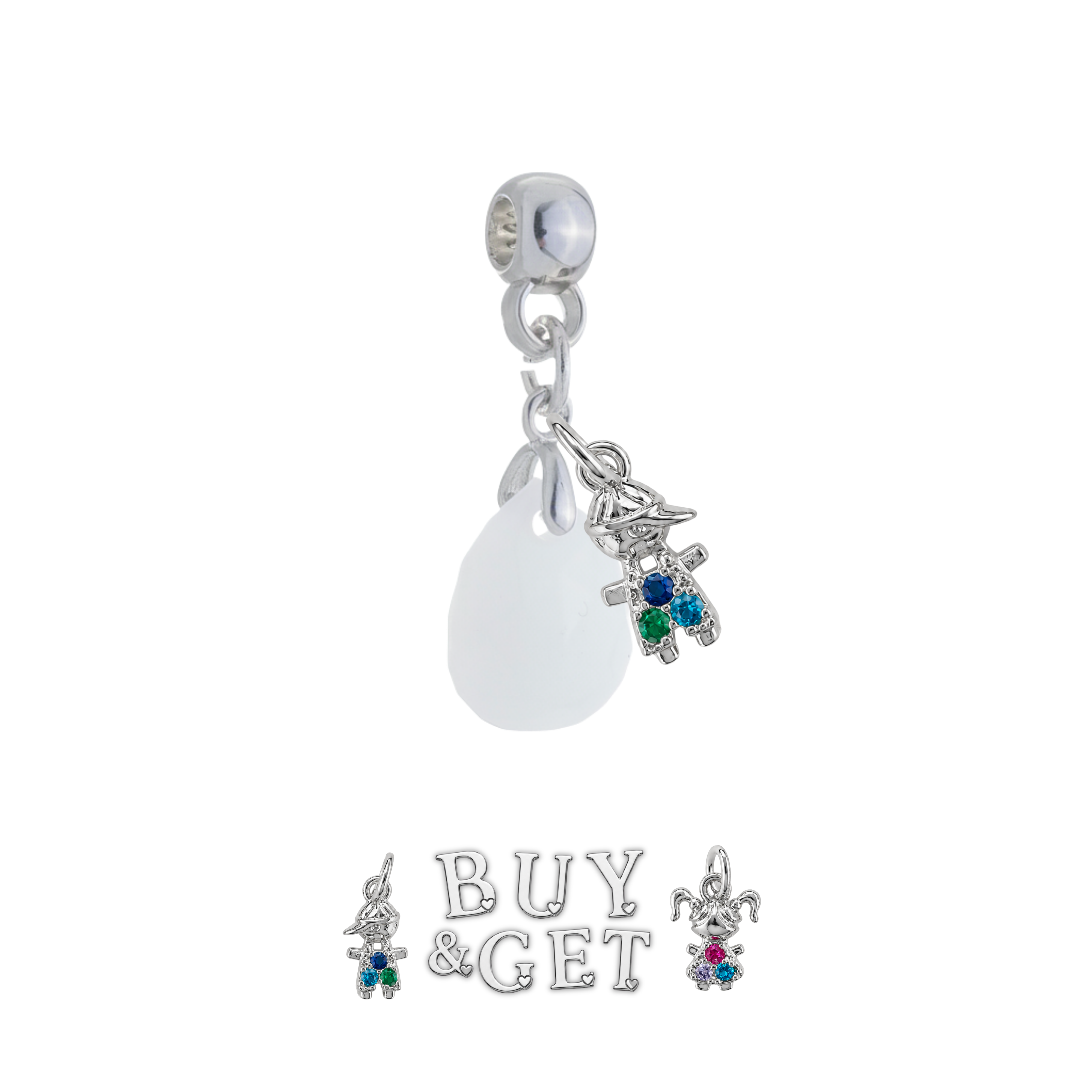 Mini Diamond Drop with Son or Daughter